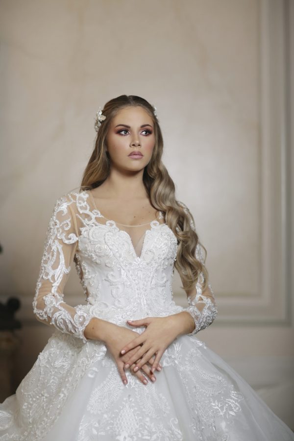 Meilleure robe de mariée princesse Baroque