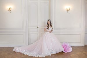 Meilleure robe de soirée princesse Candy rose